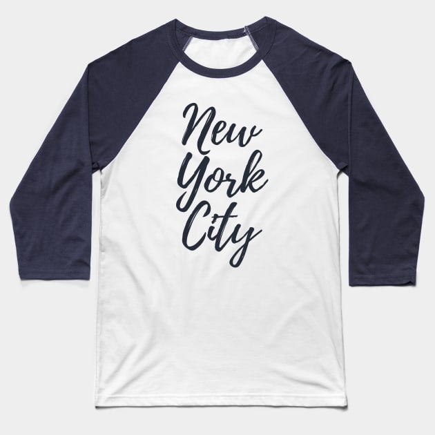 New York City Light Baseball T-Shirt by NewYorkLove